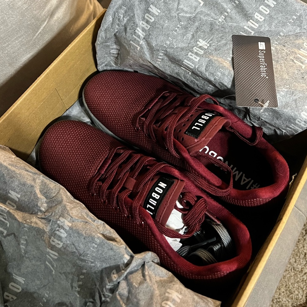 Nobull Superfabric Trainer - Red/Gray Size 8 W/6.5 M - BRAND NEW Never Worn